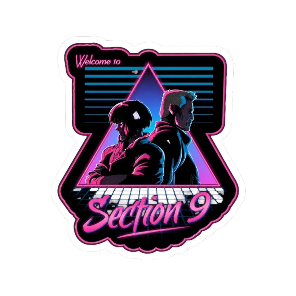 Section 9 Sticker | Ghost in the Shell - alternate angle 3, merchandise