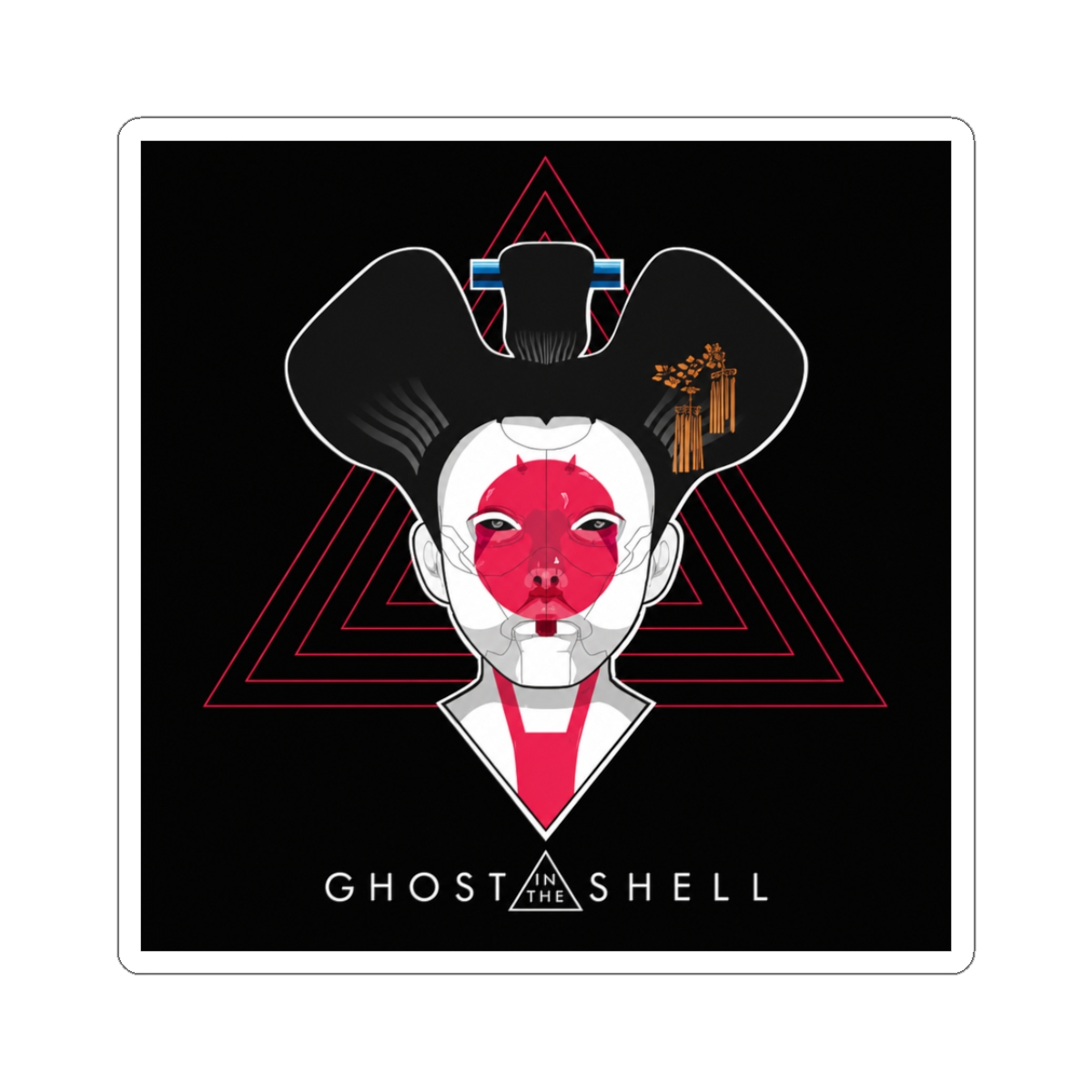 ghost in the shell - the geisha Sticker - alternate angle 1, merchandise