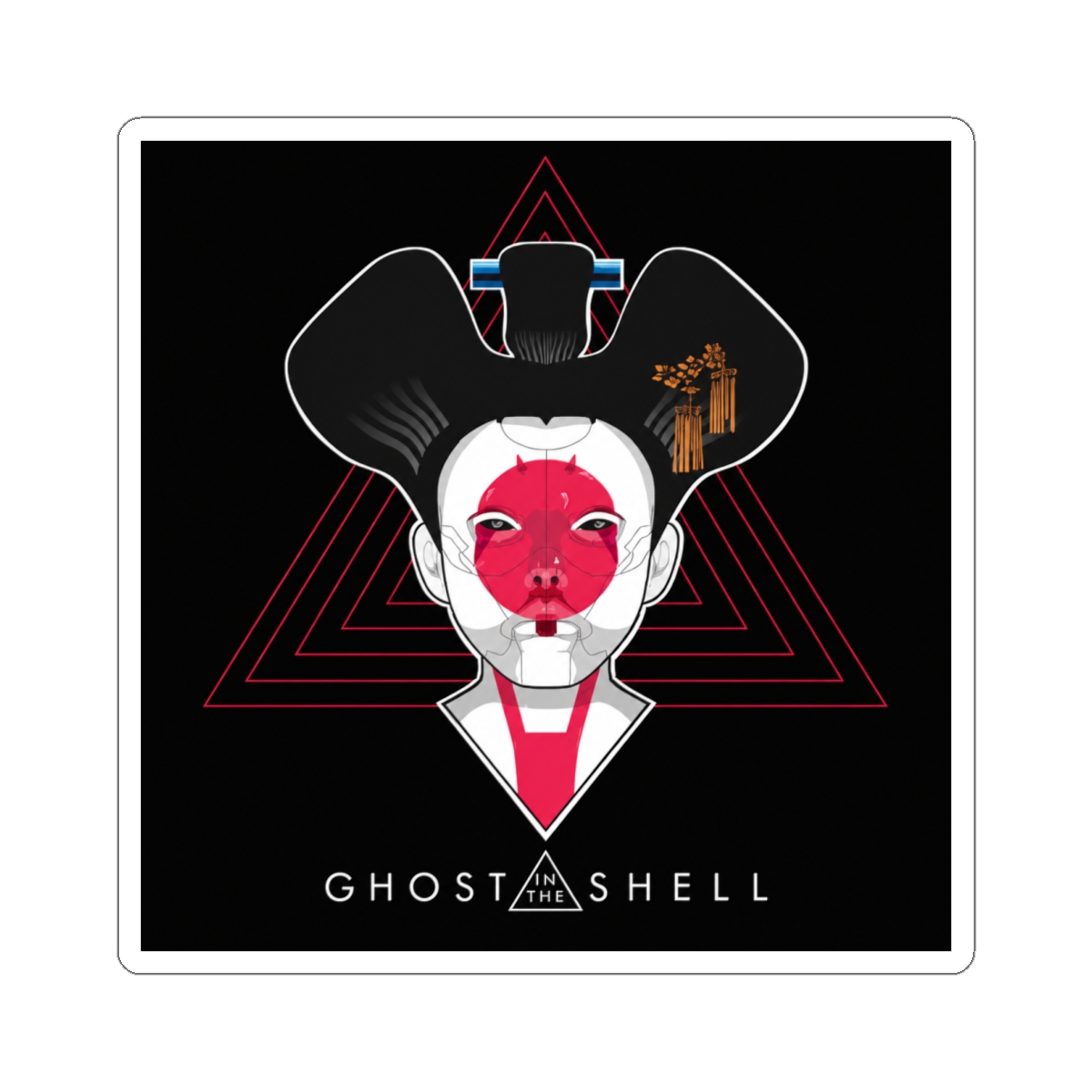 ghost in the shell - the geisha Sticker