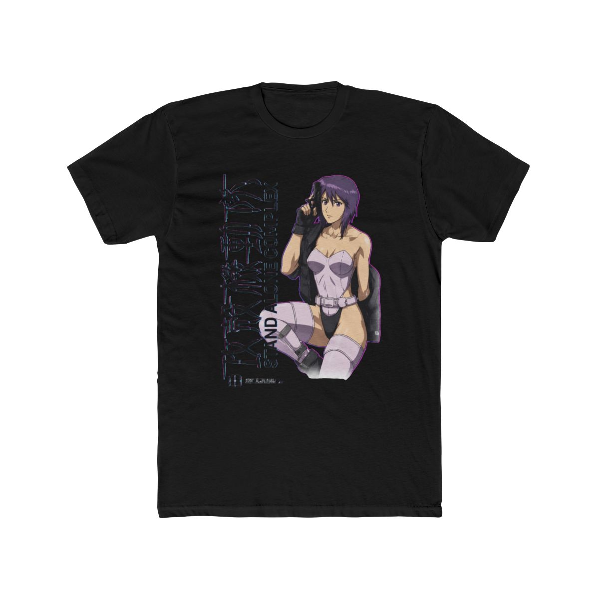 Ghost in The Shell Motoko Kusanagi Stand Alone Complex Girls Baby T Shirt - alternate angle 3, merchandise