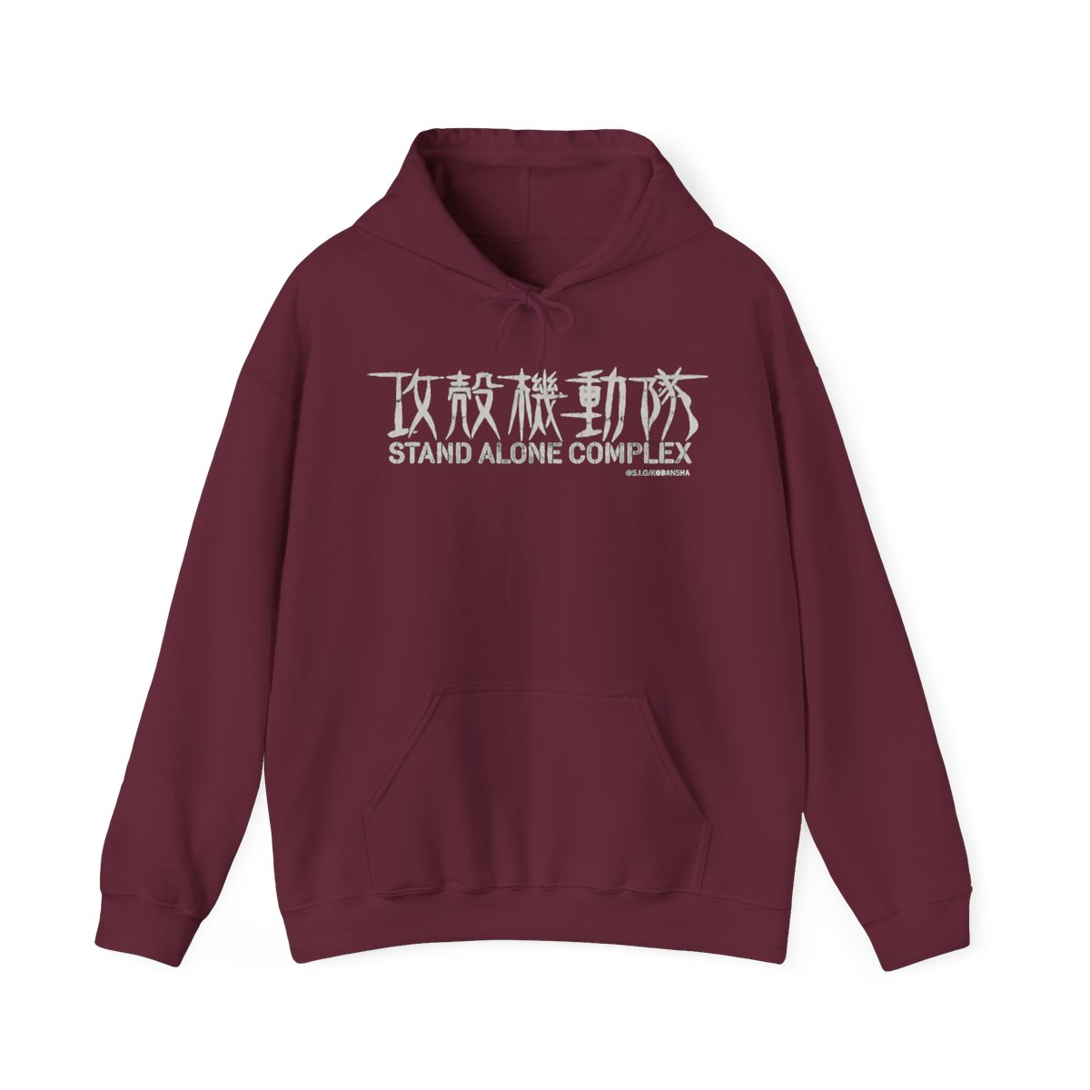 Ghost in the Shell Stand Alone Complex Logo Mineral Wash Hoodie - alternate angle 4, merchandise